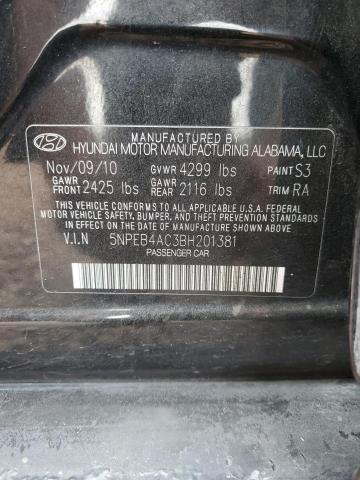 Photo 11 VIN: 5NPEB4AC3BH201381 - HYUNDAI SONATA 