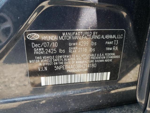 Photo 9 VIN: 5NPEB4AC3BH214180 - HYUNDAI SONATA GLS 