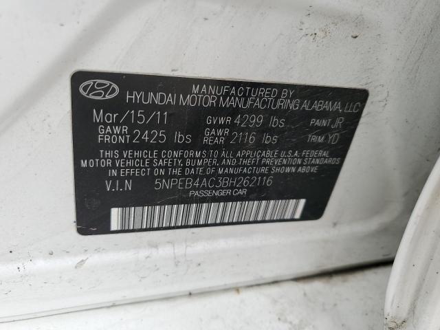 Photo 11 VIN: 5NPEB4AC3BH262116 - HYUNDAI SONATA GLS 