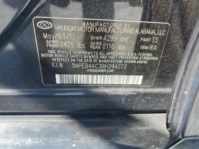 Photo 12 VIN: 5NPEB4AC3BH294273 - HYUNDAI SONATA GLS 