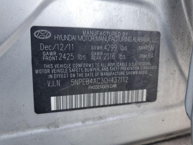 Photo 11 VIN: 5NPEB4AC3CH437112 - HYUNDAI SONATA 