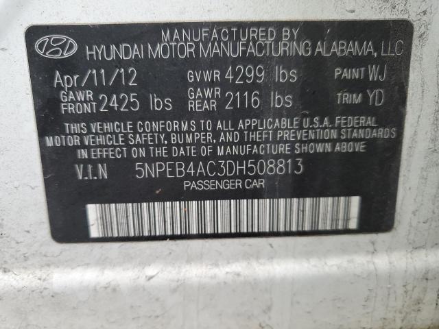 Photo 11 VIN: 5NPEB4AC3DH508813 - HYUNDAI SONATA GLS 