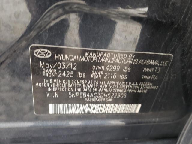 Photo 9 VIN: 5NPEB4AC3DH522906 - HYUNDAI SONATA GLS 