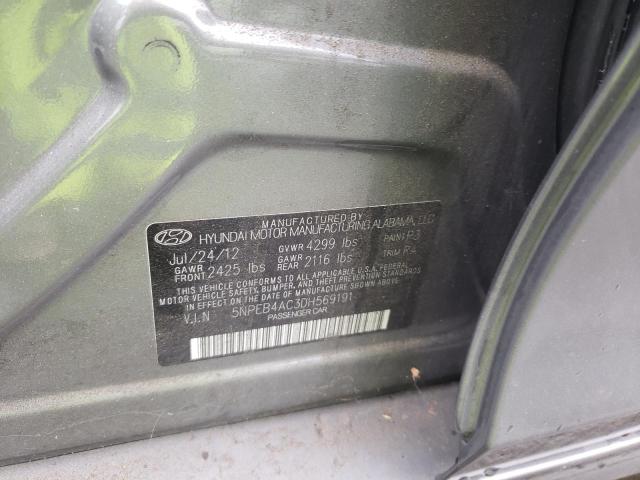 Photo 11 VIN: 5NPEB4AC3DH569191 - HYUNDAI SONATA 