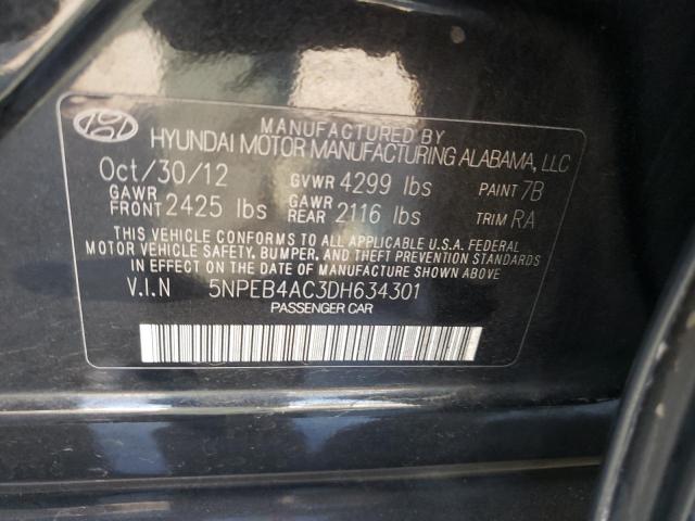 Photo 9 VIN: 5NPEB4AC3DH634301 - HYUNDAI SONATA GLS 