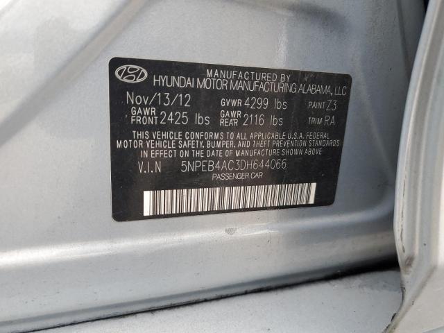 Photo 11 VIN: 5NPEB4AC3DH644066 - HYUNDAI SONATA GLS 