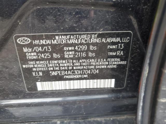 Photo 11 VIN: 5NPEB4AC3DH704704 - HYUNDAI SONATA 