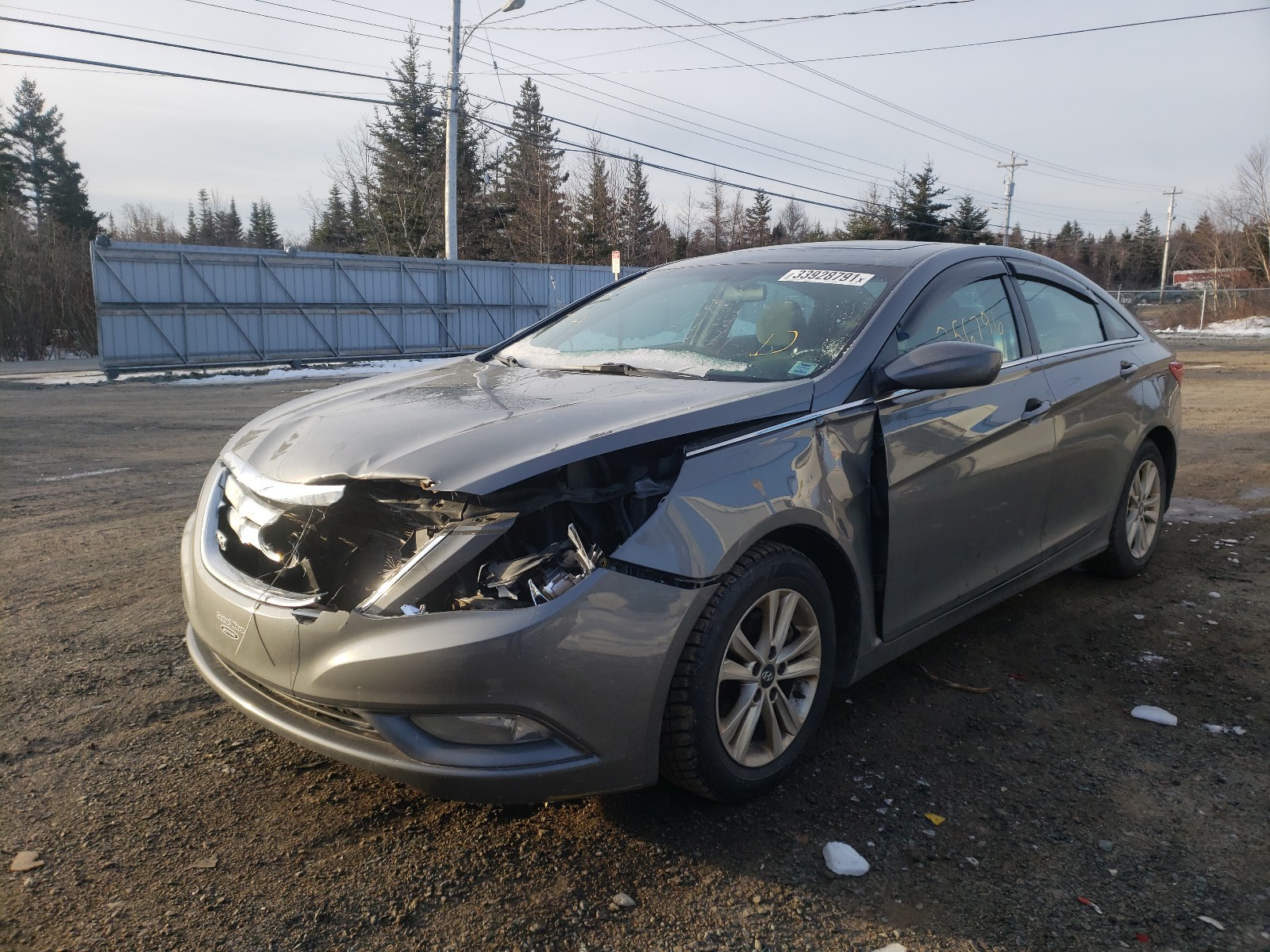 Photo 1 VIN: 5NPEB4AC3DH761842 - HYUNDAI SONATA GLS 