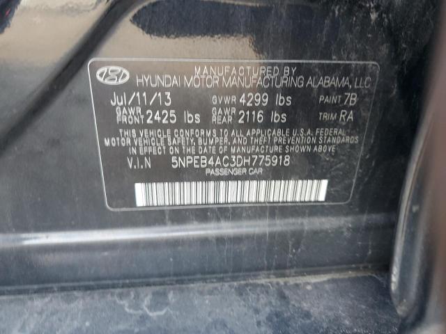 Photo 11 VIN: 5NPEB4AC3DH775918 - HYUNDAI SONATA GLS 