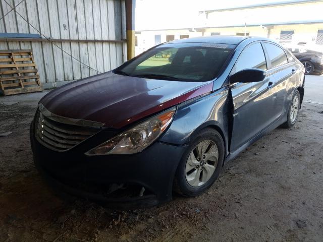 Photo 1 VIN: 5NPEB4AC3EH818140 - HYUNDAI SONATA GLS 