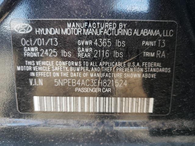 Photo 9 VIN: 5NPEB4AC3EH821524 - HYUNDAI SONATA GLS 