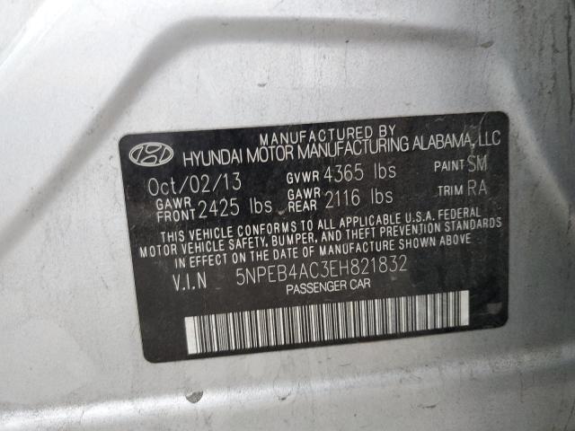 Photo 11 VIN: 5NPEB4AC3EH821832 - HYUNDAI SONATA 