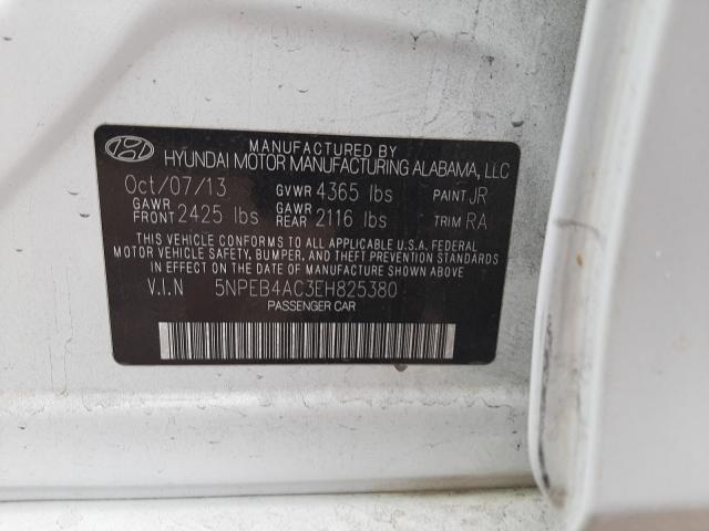 Photo 9 VIN: 5NPEB4AC3EH825380 - HYUNDAI SONATA 