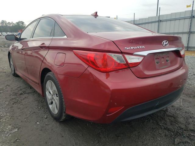 Photo 2 VIN: 5NPEB4AC3EH828697 - HYUNDAI SONATA GLS 