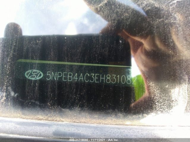 Photo 8 VIN: 5NPEB4AC3EH831082 - HYUNDAI SONATA 