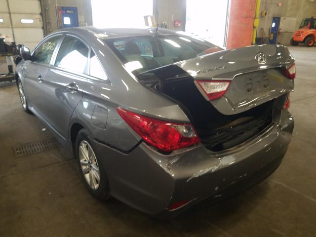 Photo 2 VIN: 5NPEB4AC3EH834127 - HYUNDAI SONATA GLS 