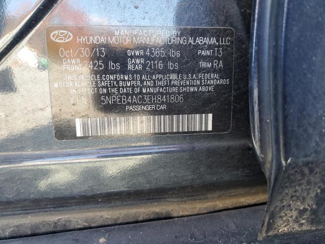 Photo 9 VIN: 5NPEB4AC3EH841806 - HYUNDAI SONATA GLS 