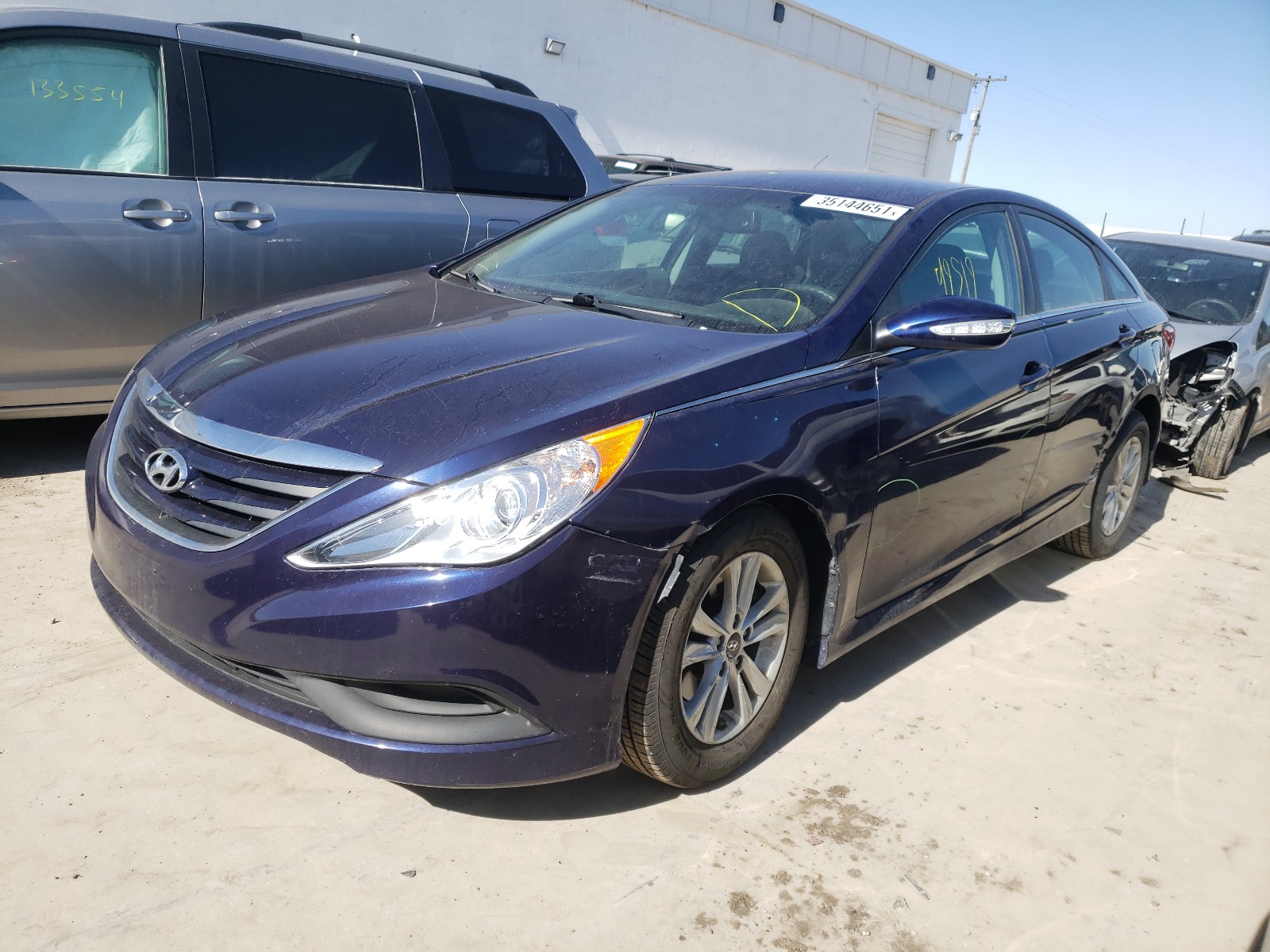 Photo 1 VIN: 5NPEB4AC3EH865412 - HYUNDAI SONATA GLS 