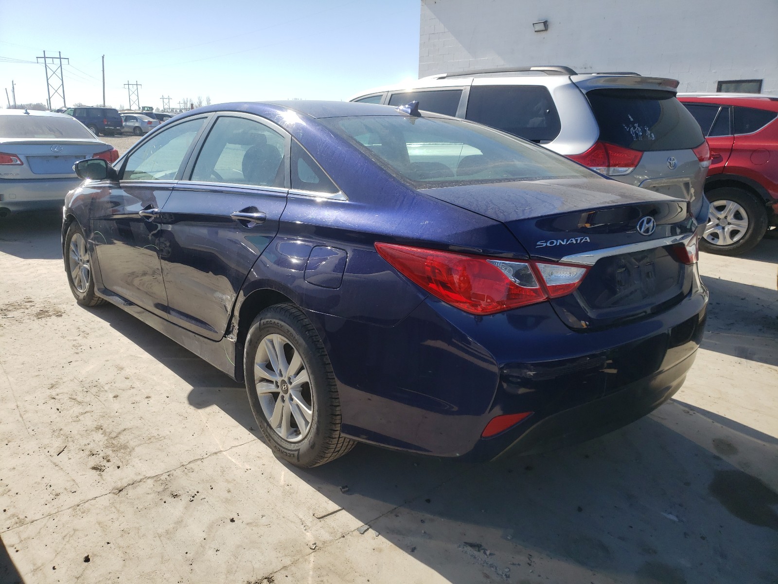 Photo 2 VIN: 5NPEB4AC3EH865412 - HYUNDAI SONATA GLS 