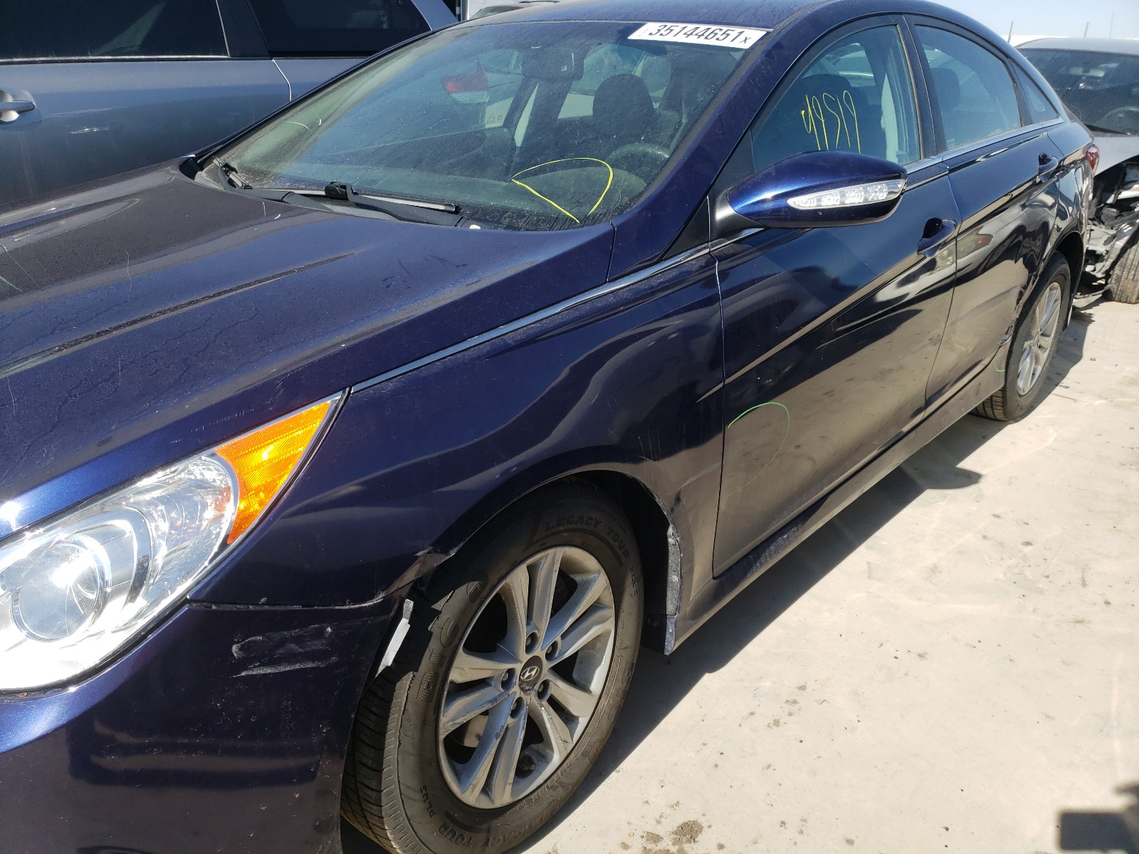 Photo 8 VIN: 5NPEB4AC3EH865412 - HYUNDAI SONATA GLS 