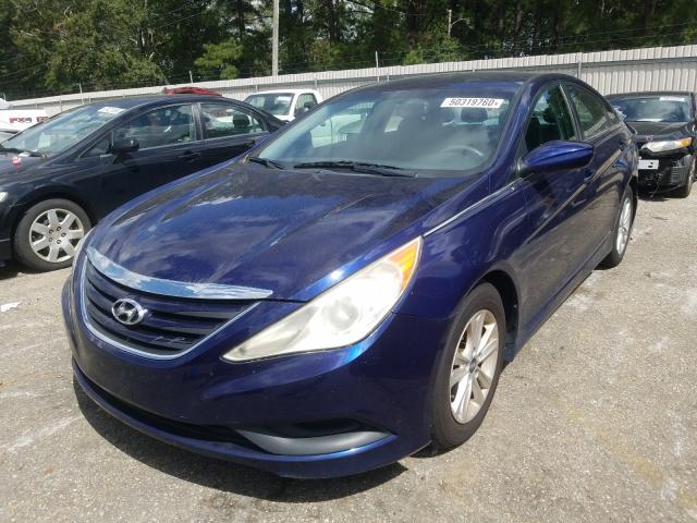 Photo 1 VIN: 5NPEB4AC3EH865779 - HYUNDAI SONATA GLS 