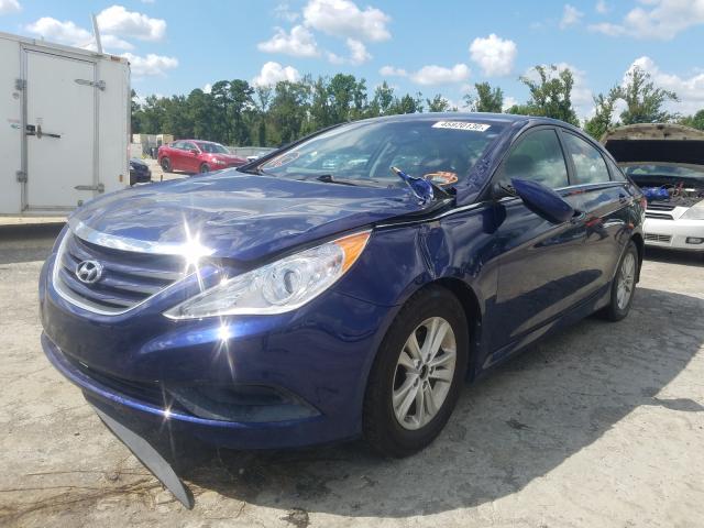 Photo 1 VIN: 5NPEB4AC3EH867645 - HYUNDAI SONATA GLS 