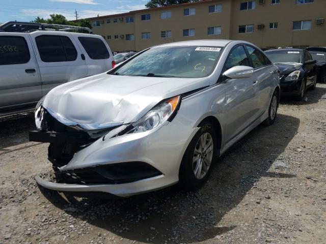 Photo 1 VIN: 5NPEB4AC3EH870898 - HYUNDAI SONATA GLS 