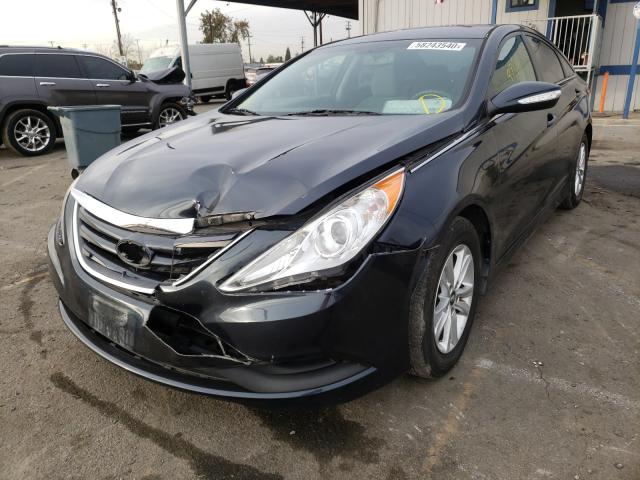 Photo 1 VIN: 5NPEB4AC3EH871498 - HYUNDAI SONATA GLS 