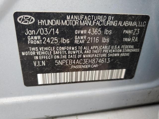 Photo 11 VIN: 5NPEB4AC3EH874613 - HYUNDAI SONATA 