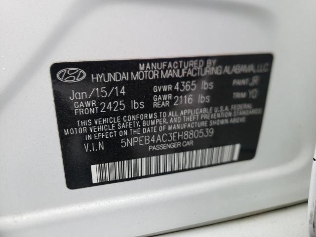 Photo 9 VIN: 5NPEB4AC3EH880539 - HYUNDAI SONATA GLS 