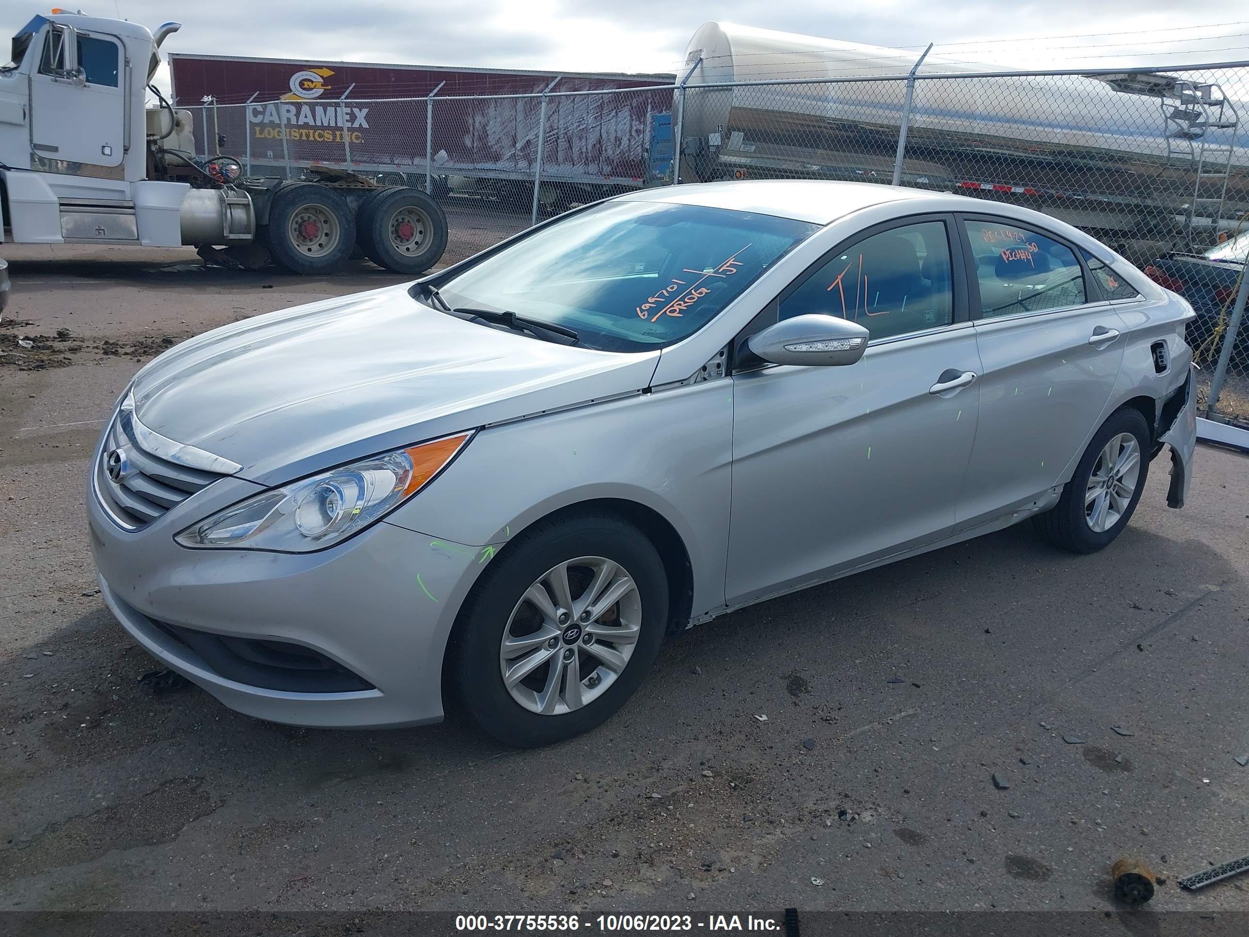 Photo 1 VIN: 5NPEB4AC3EH907416 - HYUNDAI SONATA 