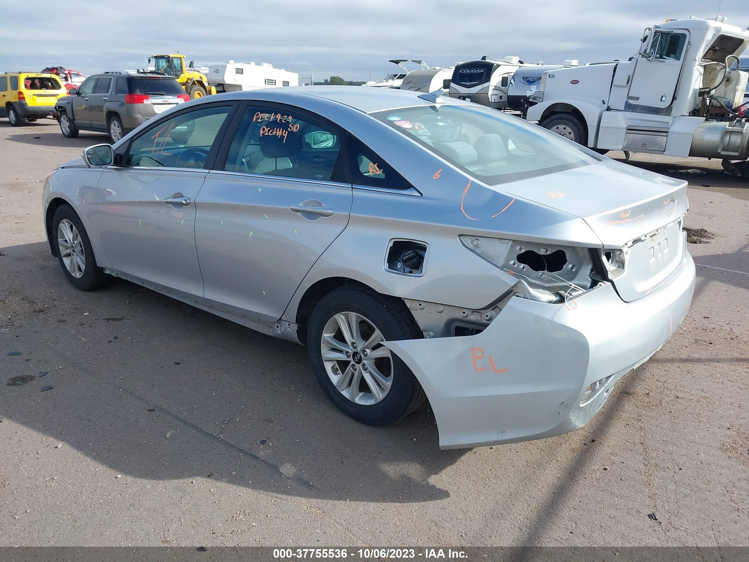 Photo 2 VIN: 5NPEB4AC3EH907416 - HYUNDAI SONATA 