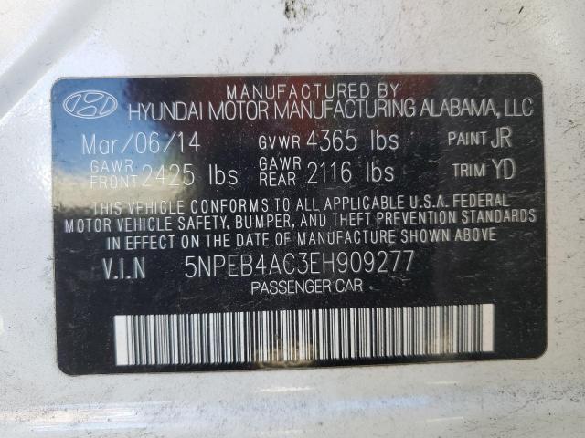 Photo 11 VIN: 5NPEB4AC3EH909277 - HYUNDAI SONATA 