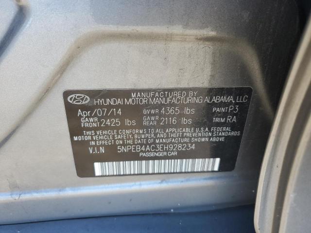 Photo 9 VIN: 5NPEB4AC3EH928234 - HYUNDAI SONATA GLS 