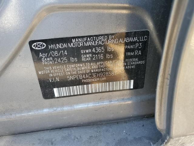 Photo 9 VIN: 5NPEB4AC3EH928587 - HYUNDAI SONATA GLS 