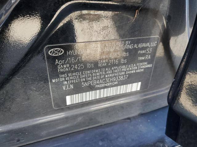 Photo 11 VIN: 5NPEB4AC3EH933837 - HYUNDAI SONATA GLS 