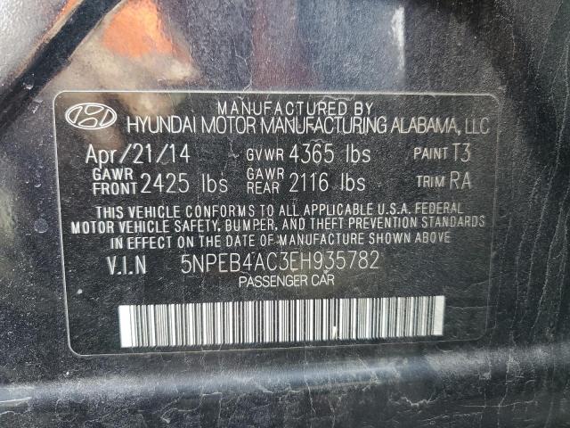 Photo 11 VIN: 5NPEB4AC3EH935782 - HYUNDAI SONATA 