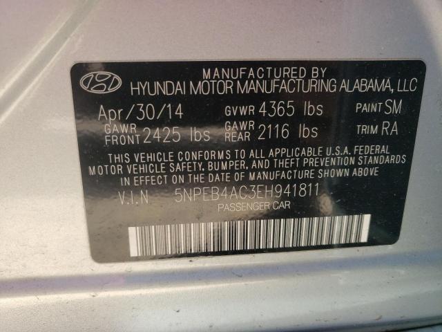 Photo 9 VIN: 5NPEB4AC3EH941811 - HYUNDAI SONATA GLS 