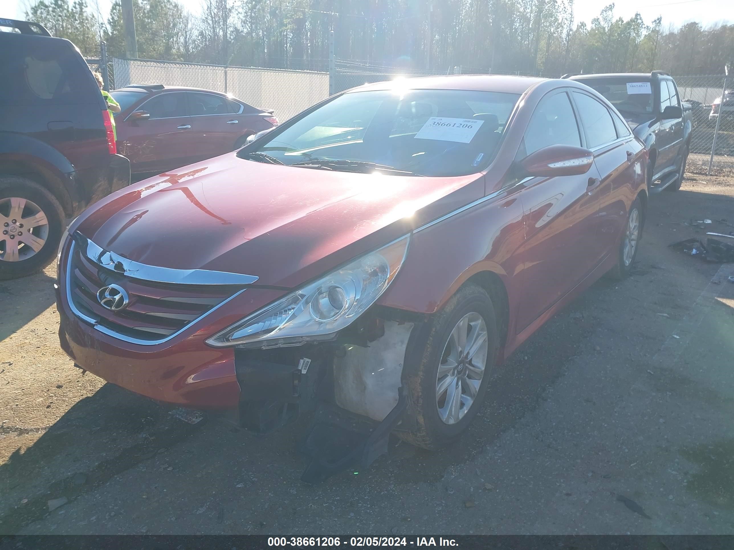 Photo 1 VIN: 5NPEB4AC3EH947849 - HYUNDAI SONATA 