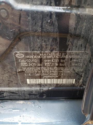 Photo 11 VIN: 5NPEB4AC4BH012349 - HYUNDAI SONATA GLS 