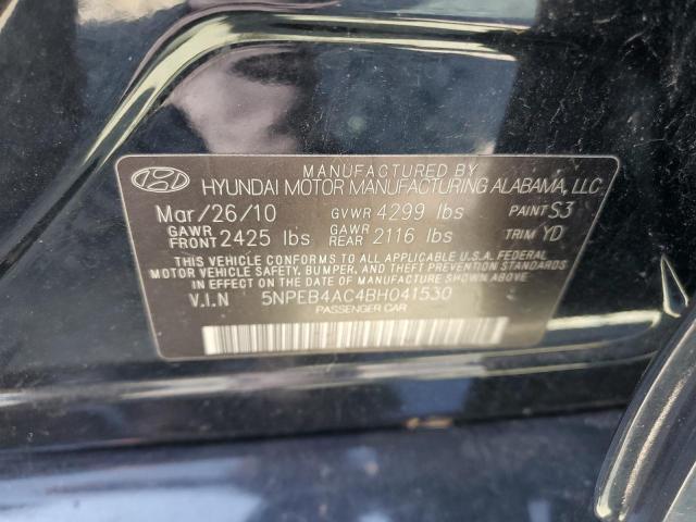 Photo 11 VIN: 5NPEB4AC4BH041530 - HYUNDAI SONATA GLS 