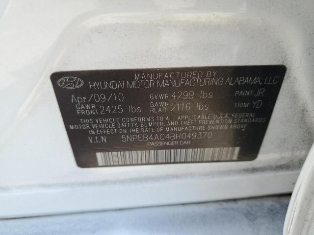 Photo 11 VIN: 5NPEB4AC4BH049370 - HYUNDAI SONATA 