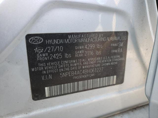 Photo 9 VIN: 5NPEB4AC4BH061227 - HYUNDAI SONATA GLS 