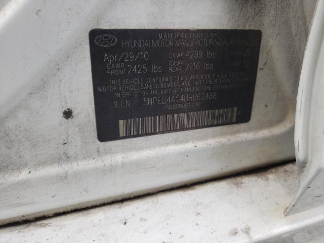 Photo 12 VIN: 5NPEB4AC4BH062488 - HYUNDAI SONATA GLS 