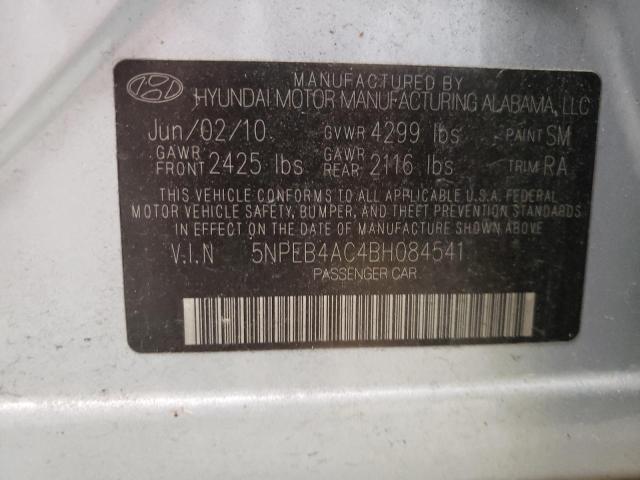 Photo 9 VIN: 5NPEB4AC4BH084541 - HYUNDAI SONATA GLS 