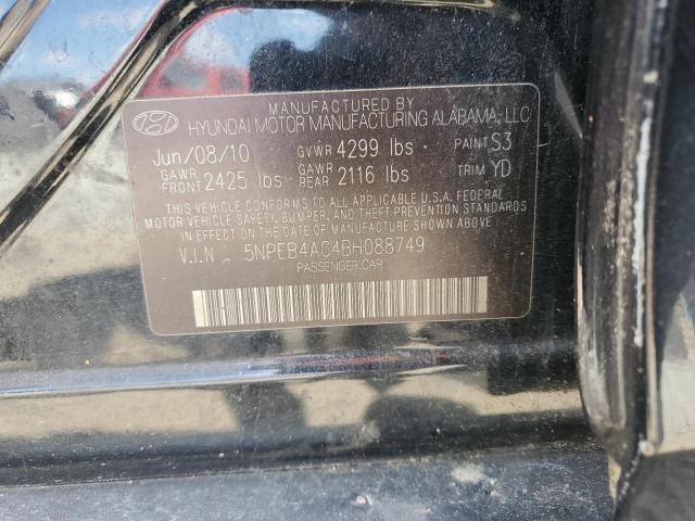 Photo 11 VIN: 5NPEB4AC4BH088749 - HYUNDAI SONATA 