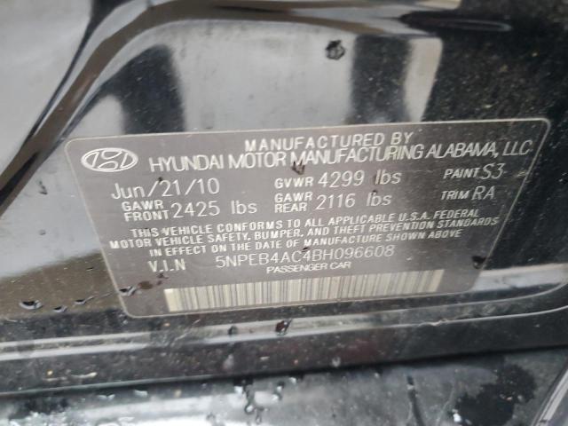 Photo 12 VIN: 5NPEB4AC4BH096608 - HYUNDAI SONATA GLS 