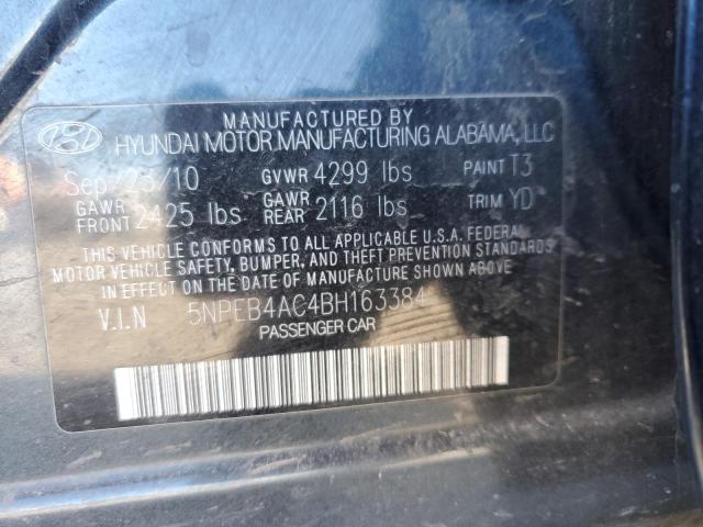 Photo 11 VIN: 5NPEB4AC4BH163384 - HYUNDAI SONATA 