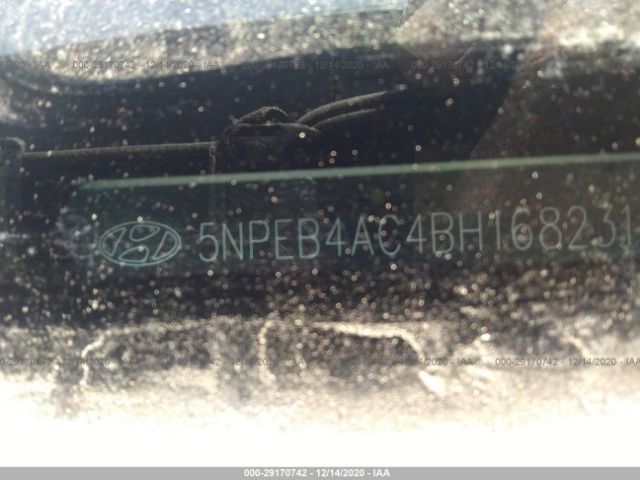 Photo 8 VIN: 5NPEB4AC4BH168231 - HYUNDAI SONATA 