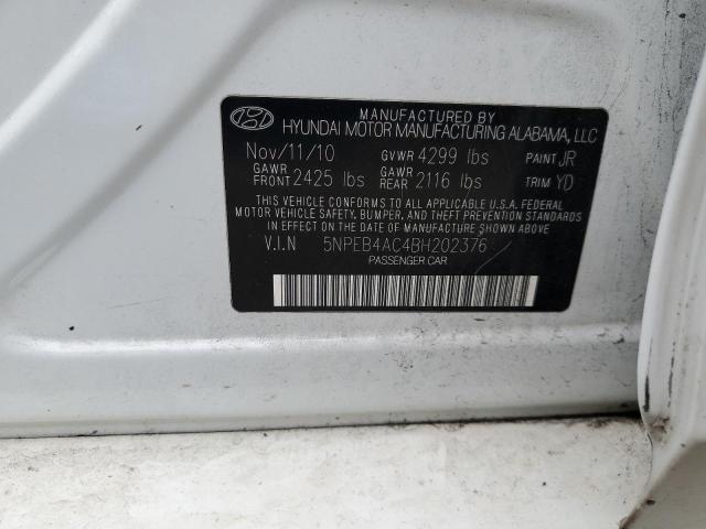 Photo 11 VIN: 5NPEB4AC4BH202376 - HYUNDAI SONATA 